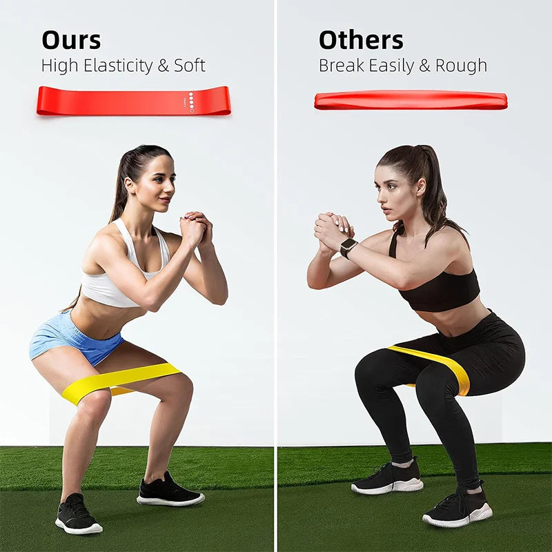 Resistance band workout for full body strength training
