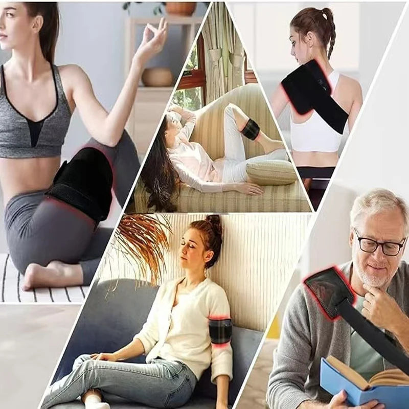 “Red light therapy belt for back and waist wellness”