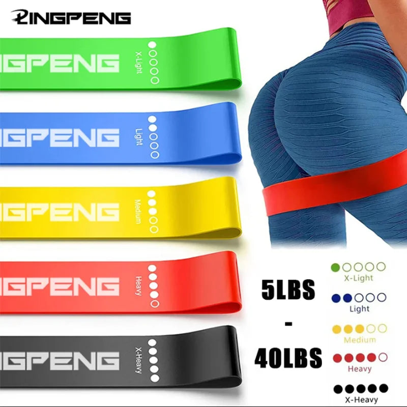 Resistance bands set for full body workouts